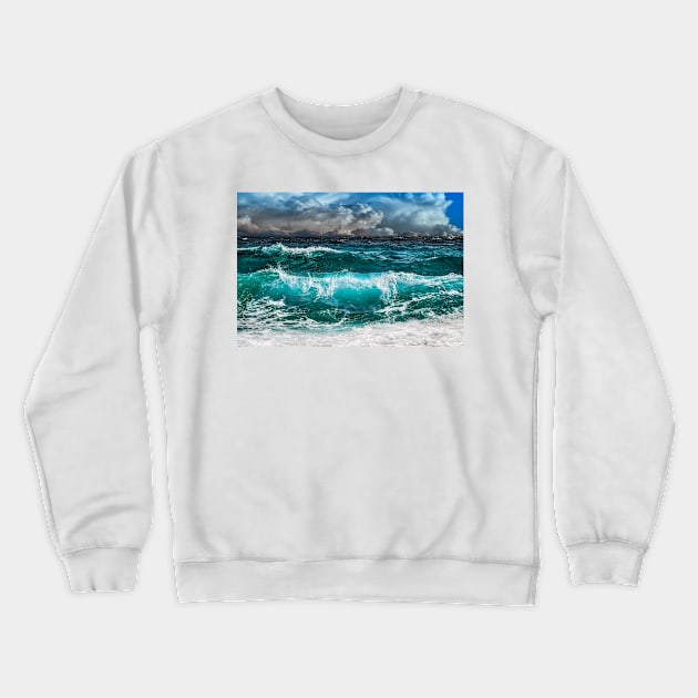 Ocean Crewneck Sweatshirt by Mario_creativ